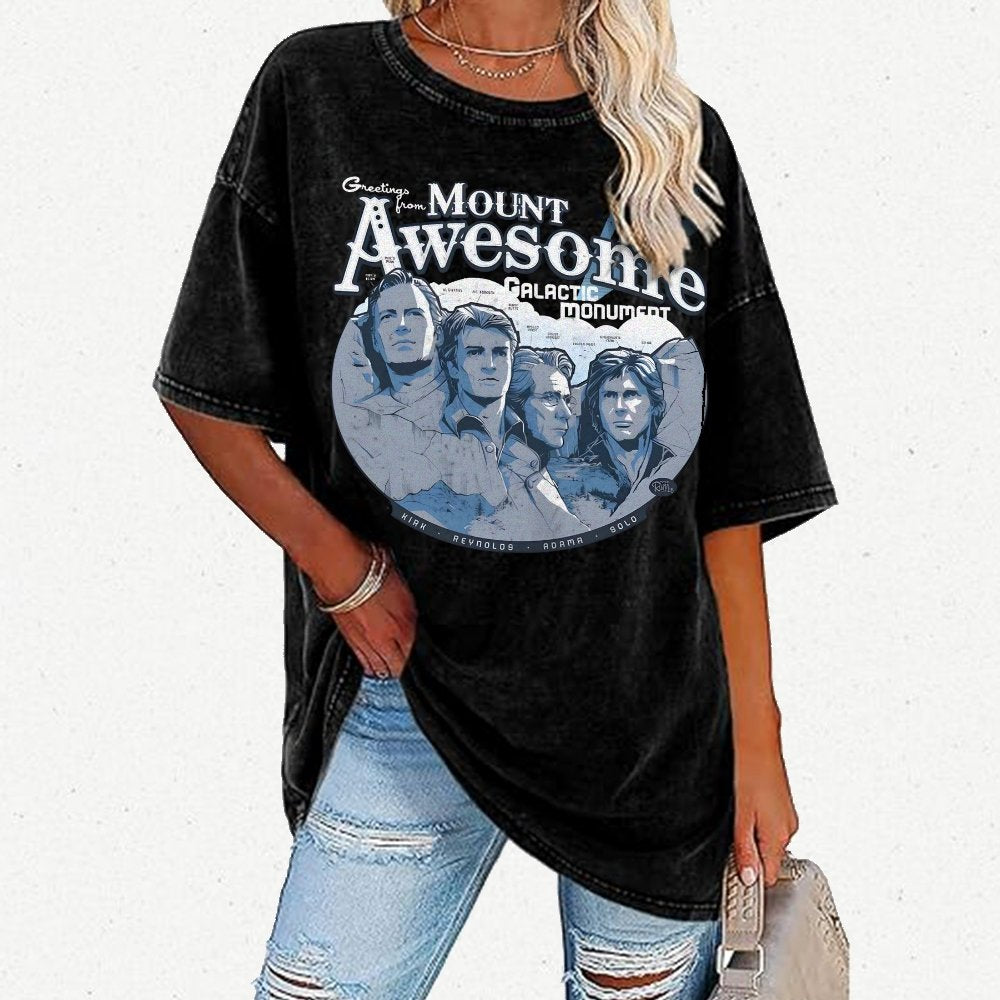 Mount Awesome Vintage Distressed T-shirt