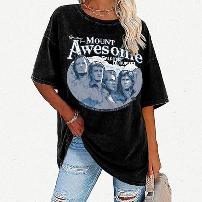 Mount Awesome Vintage Distressed T-shirt