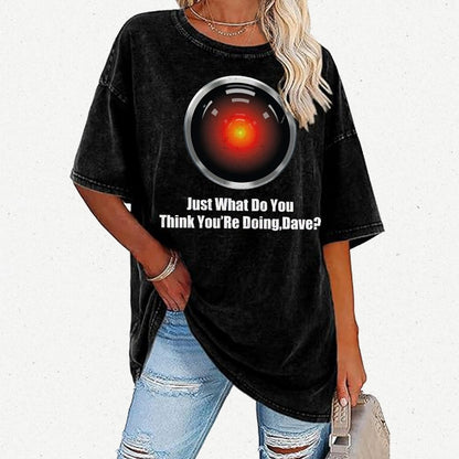 What Do You Think You’Re Doing,Dave? Vintage Distressed T-shirt