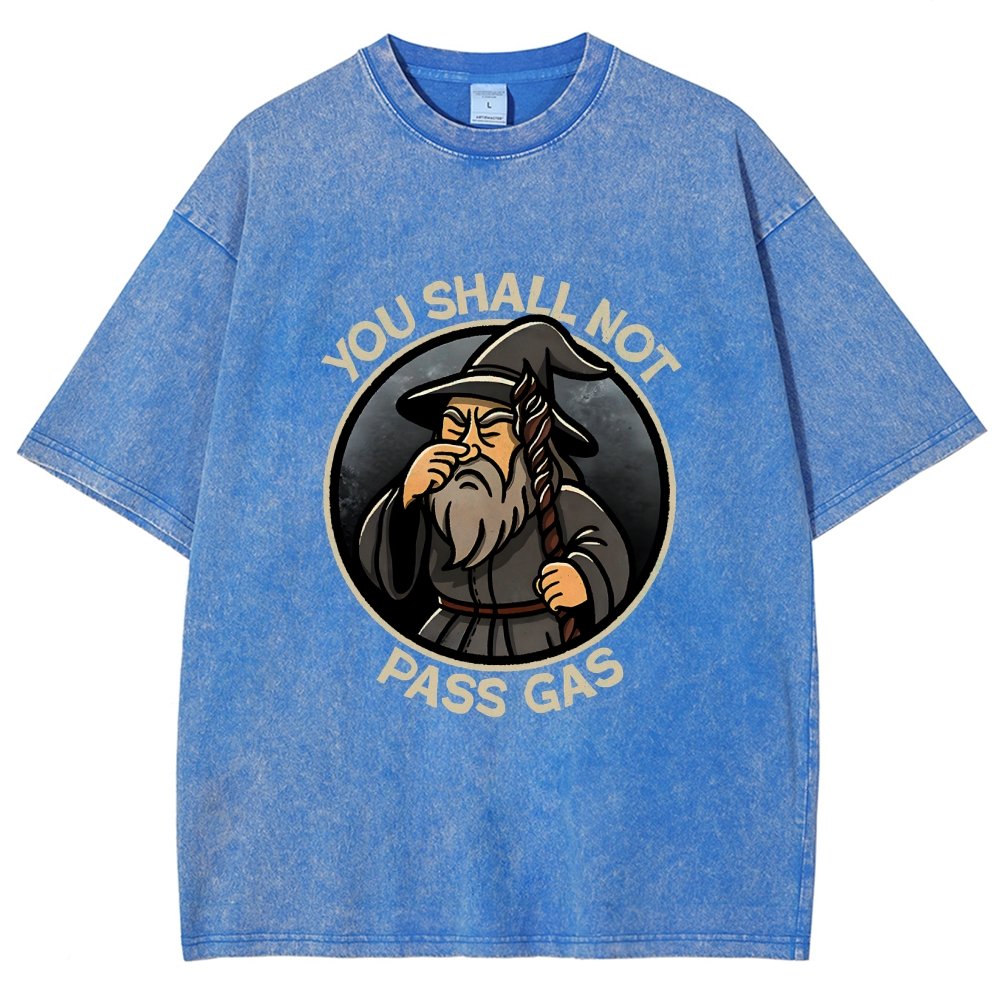 You Shall Not Pass Gas Vintage Distressed T-shirt