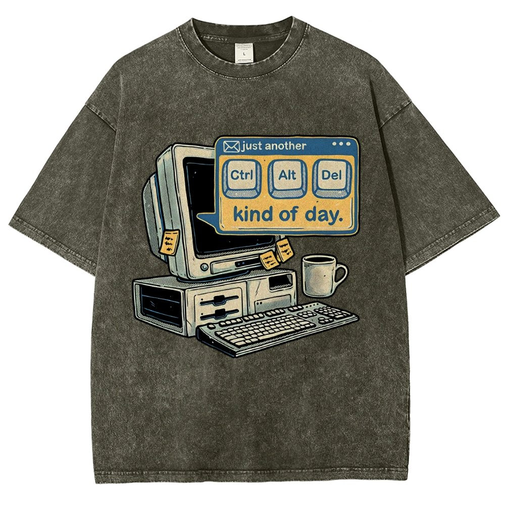 Just Another day Vintage Distressed T-shirt