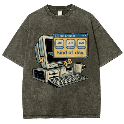 Just Another day Vintage Distressed T-shirt