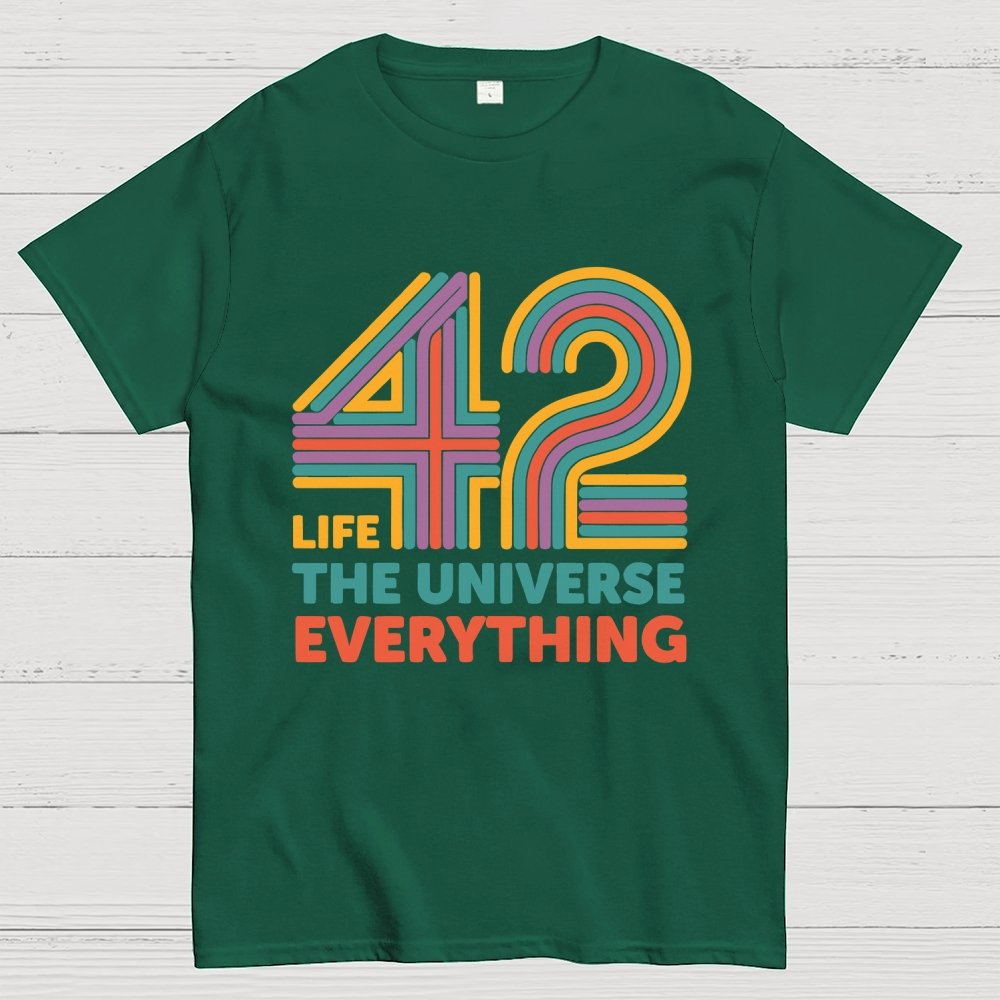 42 Life The Universe Everything Unisex Geek T-Shirt 2508002134