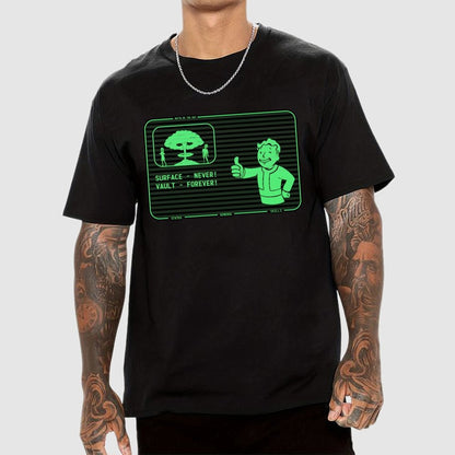 Surface Never Vault Forever Geek T-Shirt