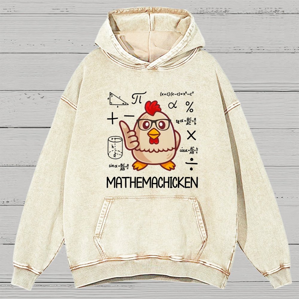 Math Pun Vintage Distressed Hoodie
