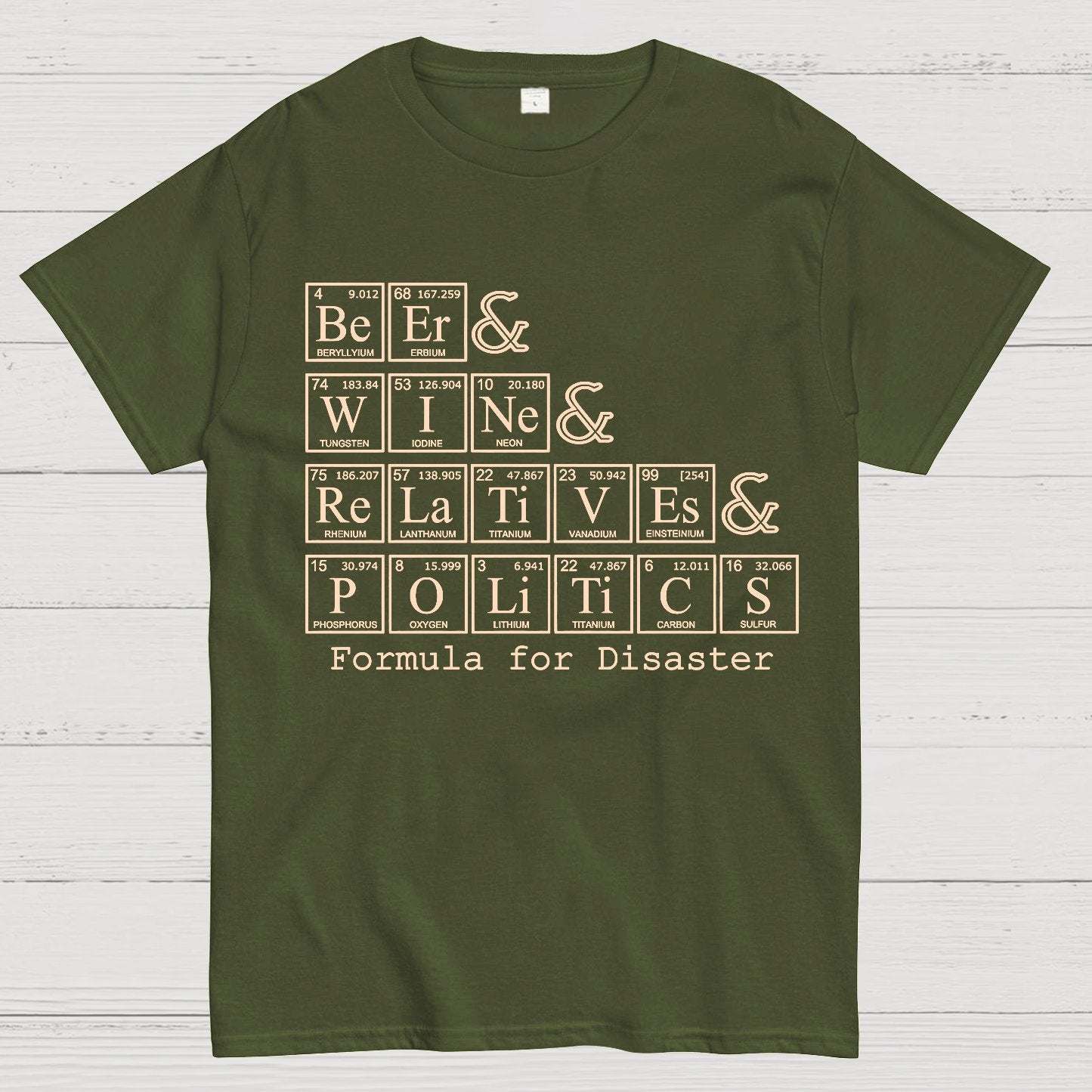 Formula For Disaster Geek T-Shirt