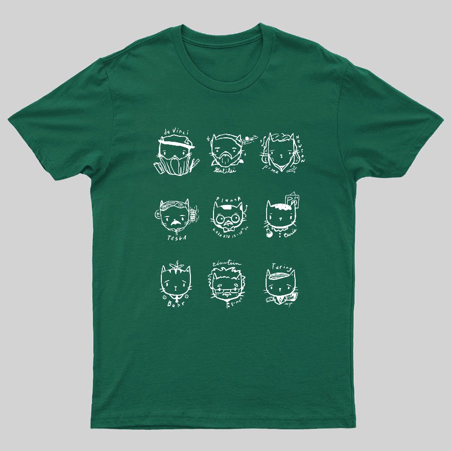 Mad Science Cats Geeky T-Shirt