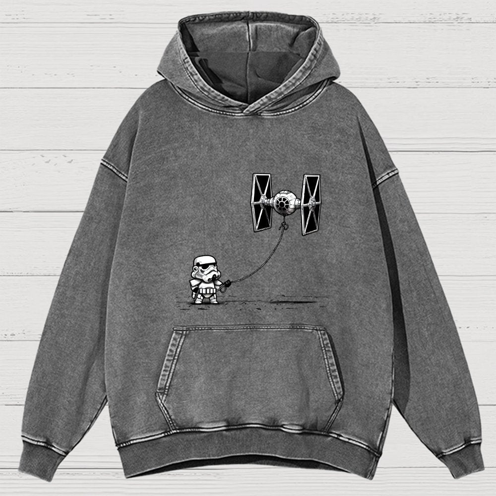 Flying The Realm Group's Kite Vintage Distressed Hoodie
