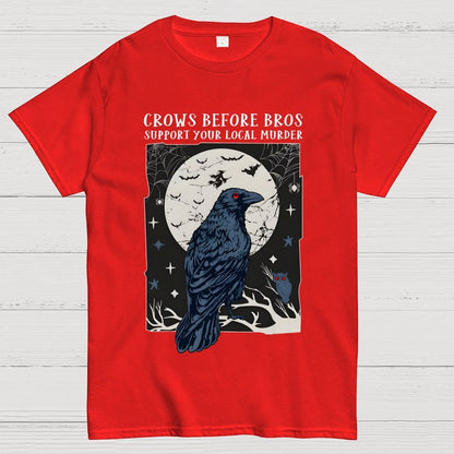 Crows Before Bros Unisex Geek T-Shirt