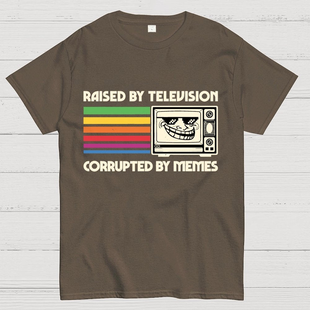 Corrupted by Memes Geek T-Shirt