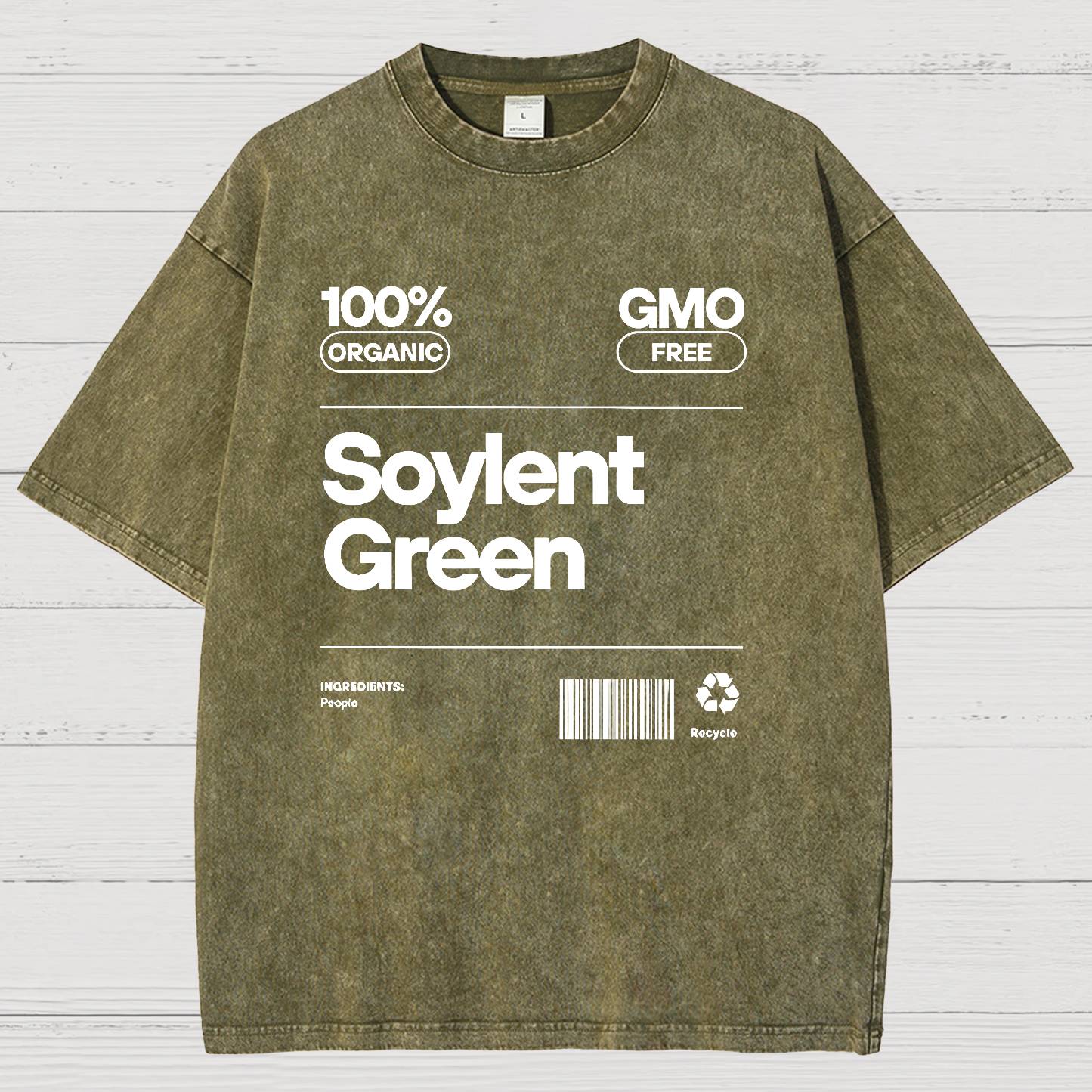 Soylent Green Tag Nerd Vintage Distressed T-shirt