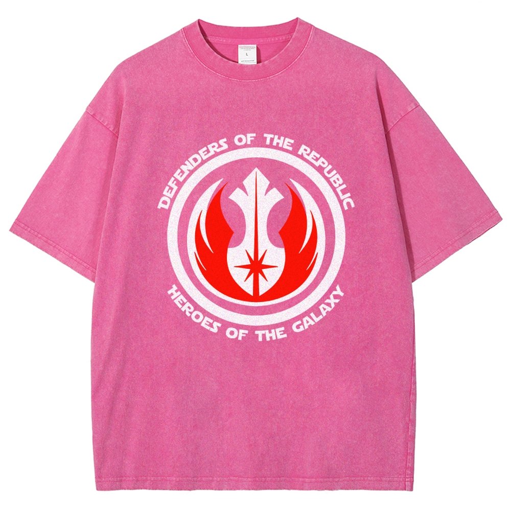 Protectors Of The Realm Heroes Of The Cosmos Vintage Distressed T-shirt
