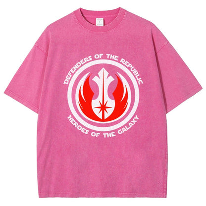Protectors Of The Realm Heroes Of The Cosmos Vintage Distressed T-shirt