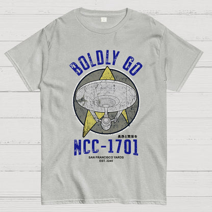 Boldly Go Vintage Adventurers Geek T-Shirt