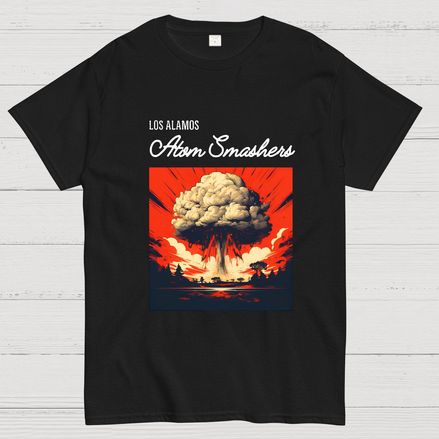 Los Alamos Atom Smashers Geeky T-Shirt