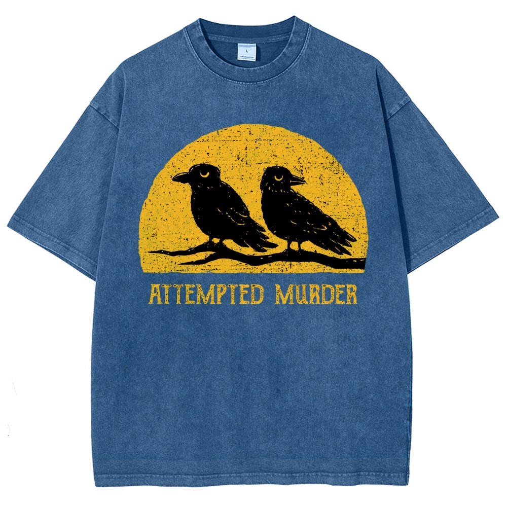 Attempted Murder Vintage Distressed T-shirt