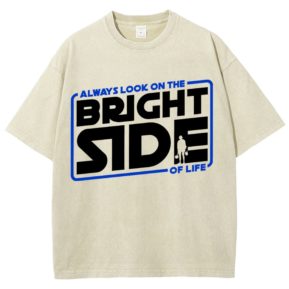Always Look On The Bright Side Vintage Distressed T-shirt