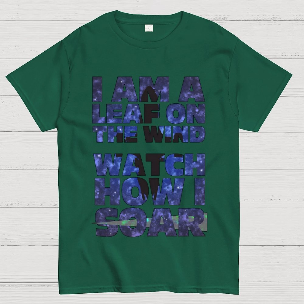 Leaf on the Wind Unisex Geek T-Shirt