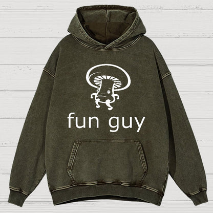 Fun Guy Vintage Distressed Hoodie
