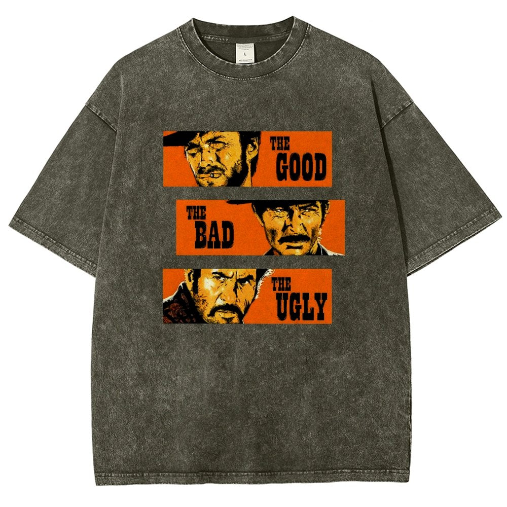 The Good The Bad The Ugly Vintage Distressed T-shirt