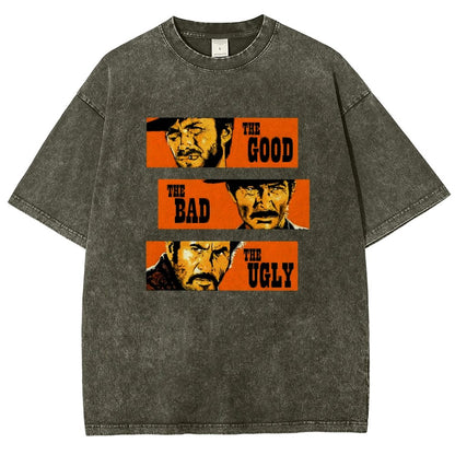The Good The Bad The Ugly Vintage Distressed T-shirt