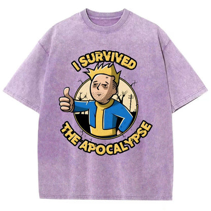 I Survived Vintage Distressed T-shirt