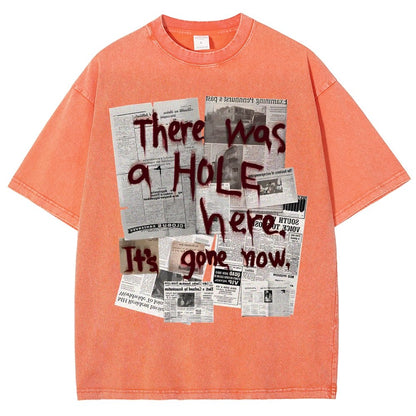 There Was a Hole Vintage Distressed T-shirt