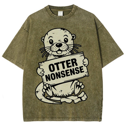 Otterly Nonsensical Vintage Distressed T-shirt