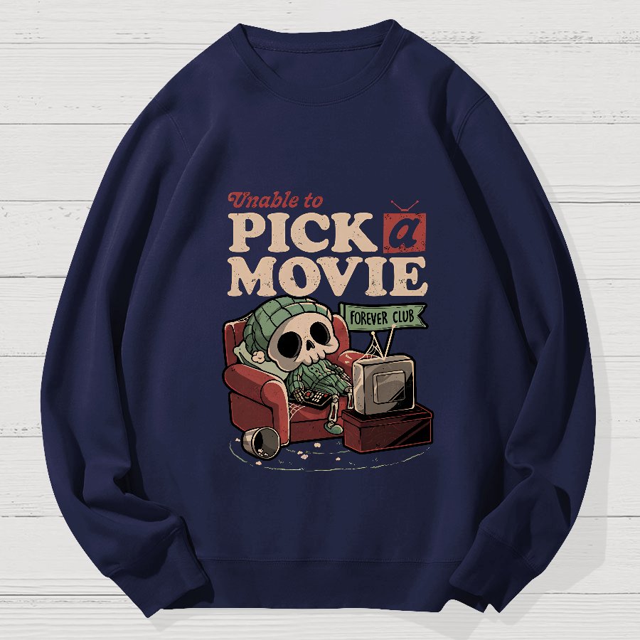 Pick Movie Geek Cotton Sweatshirt