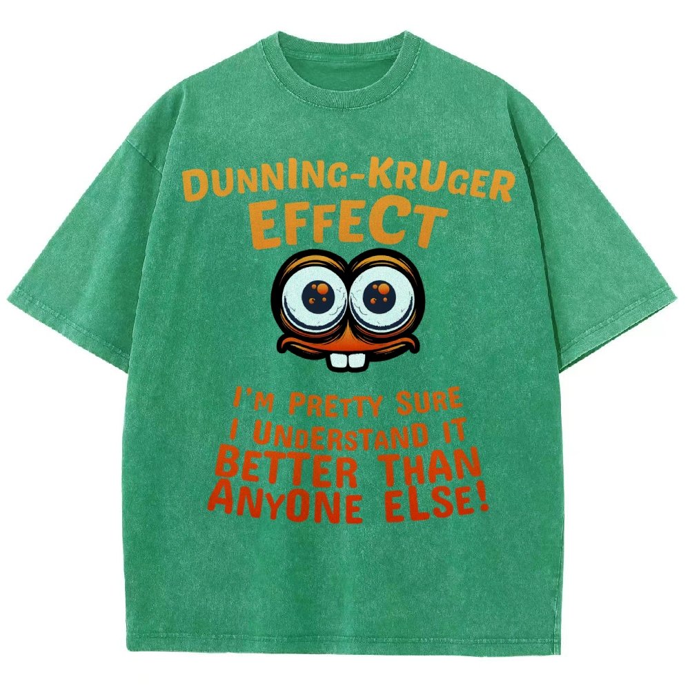 Dunning-Kruger-Effekt Vintage Distressed T-shirt