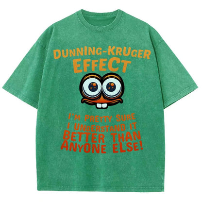 Dunning-Kruger-Effekt Vintage Distressed T-shirt