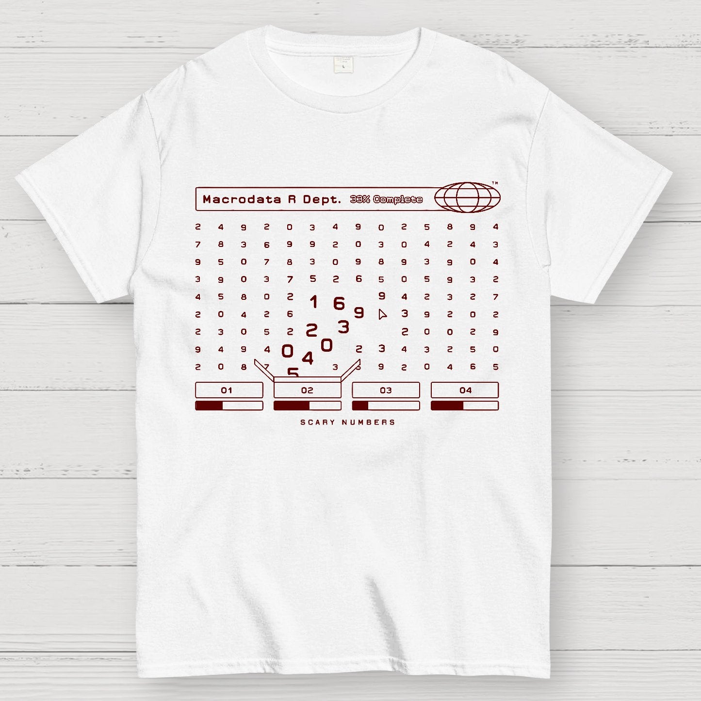 Scary Numbers Geek T-Shirt