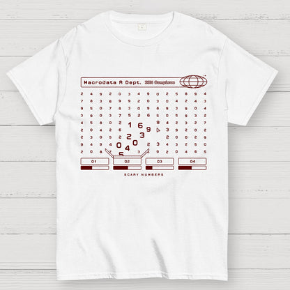 Scary Numbers Geek T-Shirt