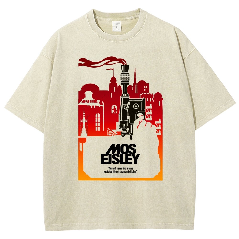 Galactic Streets Vintage Distressed T-shirt