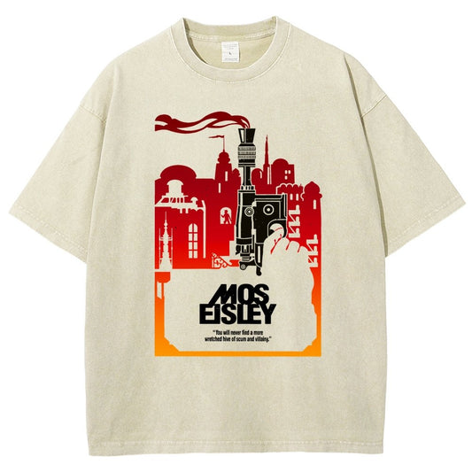 Galactic Streets Vintage Distressed T-shirt
