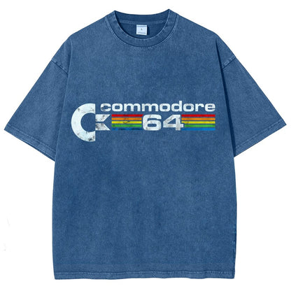 Commodore 64 Retro Vintage Distressed T-shirt