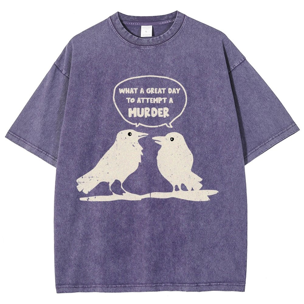 Attempted Murder Vintage Distressed T-shirt