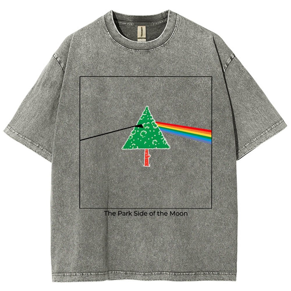 The Park Side of the Moon Vintage Distressed T-shirt