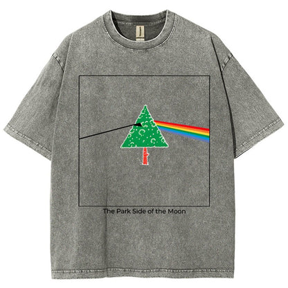 The Park Side of the Moon Vintage Distressed T-shirt