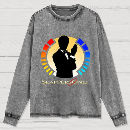 Slappers Only! Washed Long Sleeve Tee