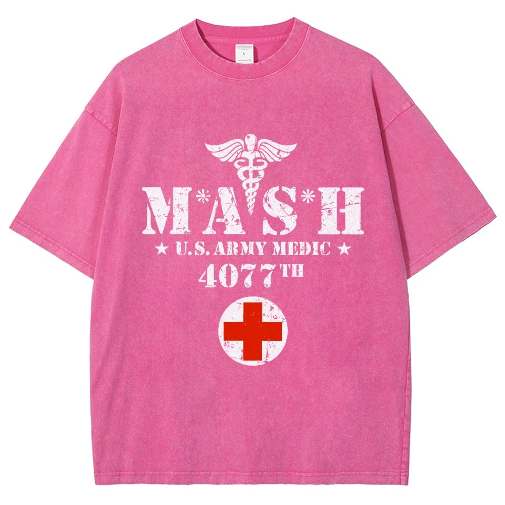 Old School University Vintage Distressed T-shirt