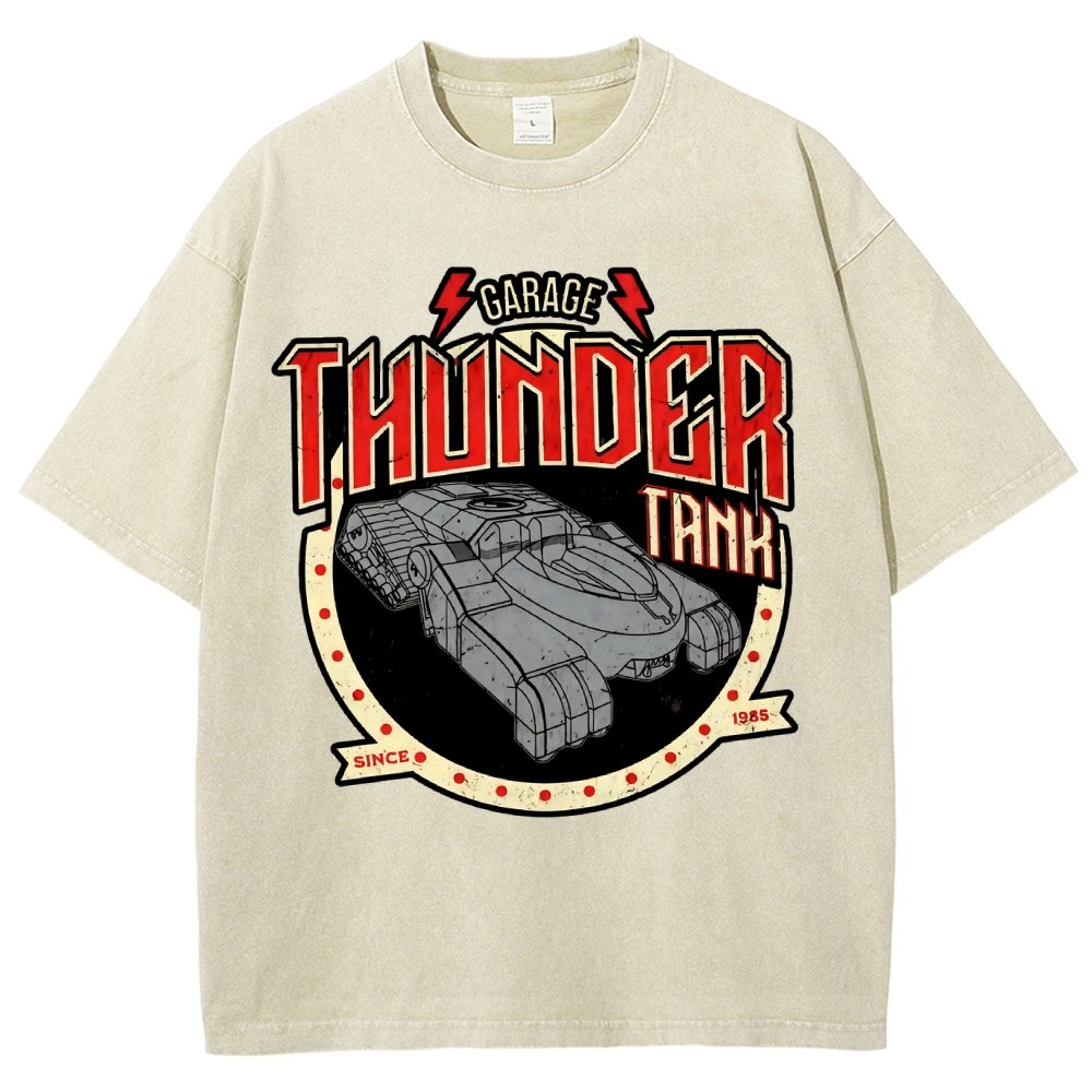 Thunder Tank Garage Buy Now Vintage Distressed T-shirt