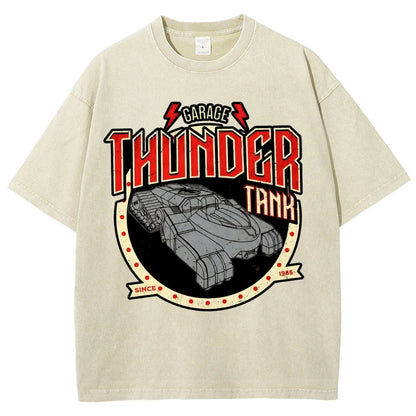 Thunder Tank Garage Buy Now Vintage Distressed T-shirt