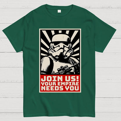 Join Us Your Realm Needs You Geek T-Shirt