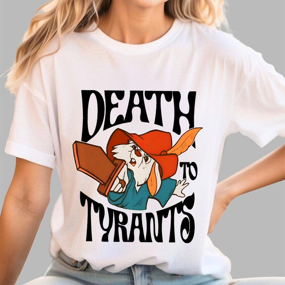 Skippy Rabbit Death To Tyrants Unisex Geek T-Shirt