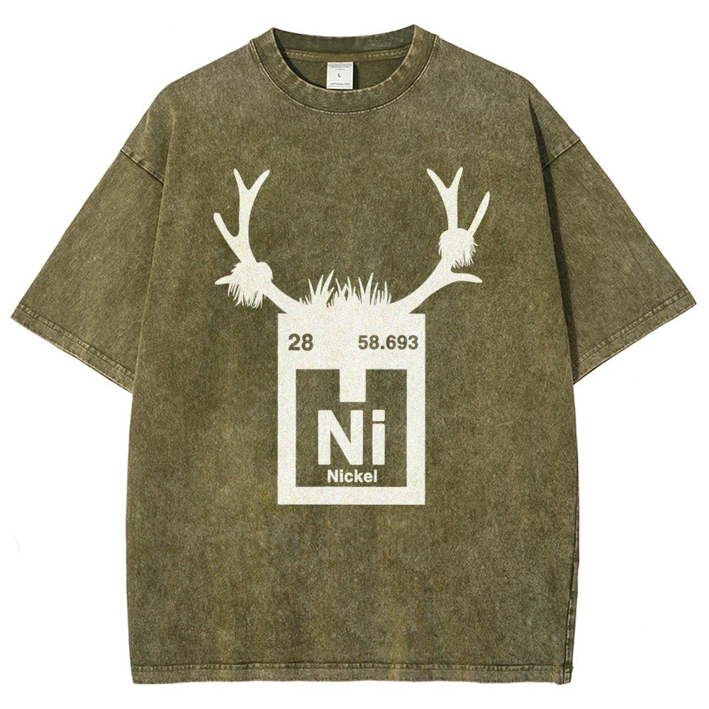 Ni Element Vintage Distressed T-shirt