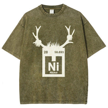 Ni Element Vintage Distressed T-shirt