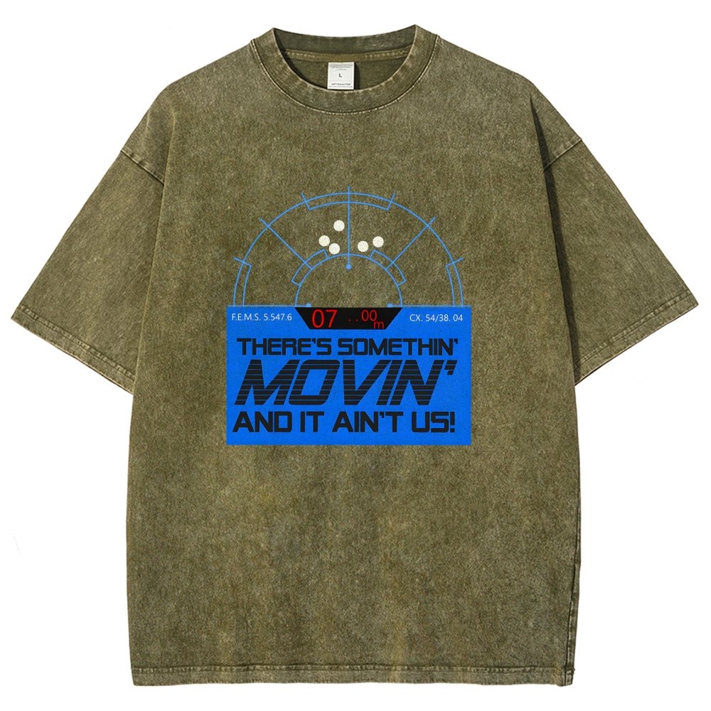 Motion Tracking - Somethin' Movin' Space Corps Vintage Distressed T-shirt