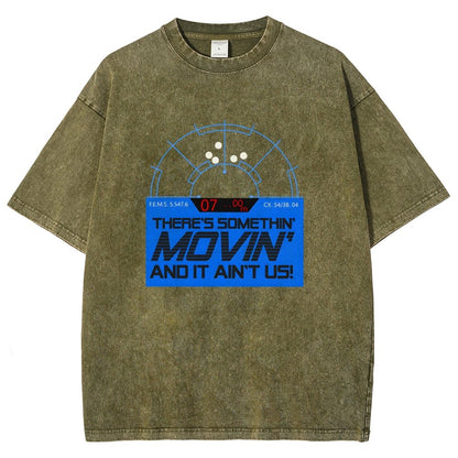 Motion Tracking - Somethin' Movin' Space Corps Vintage Distressed T-shirt