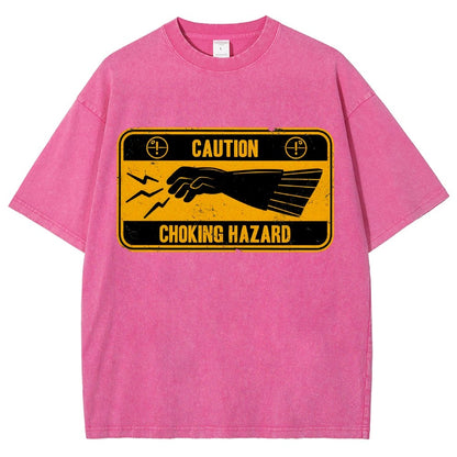 Choke Hazard Vintage Distressed T-shirt